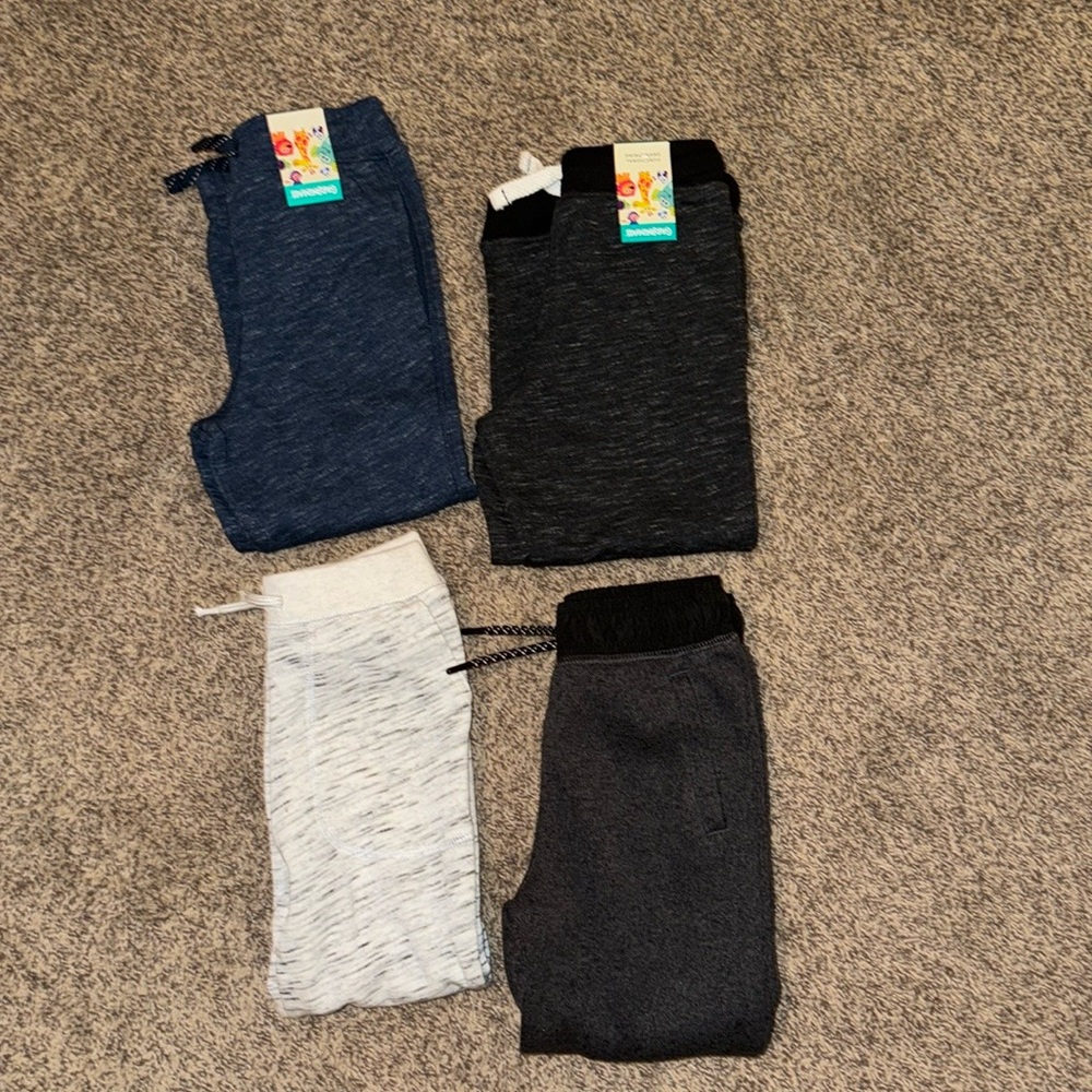 Four pairs of size 5T toddler boy Garanimals sweatpants